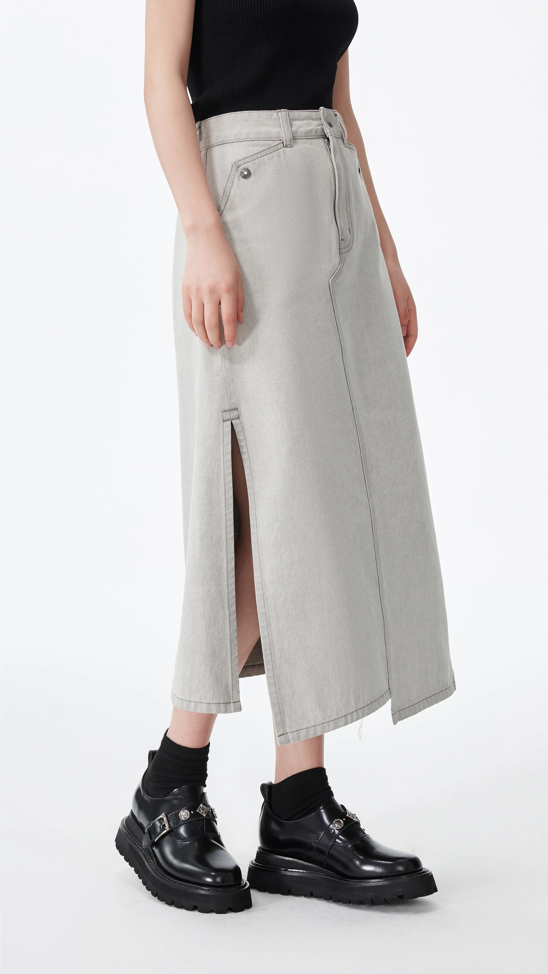 Rebuilt Cowboy Skirt - Umamrii