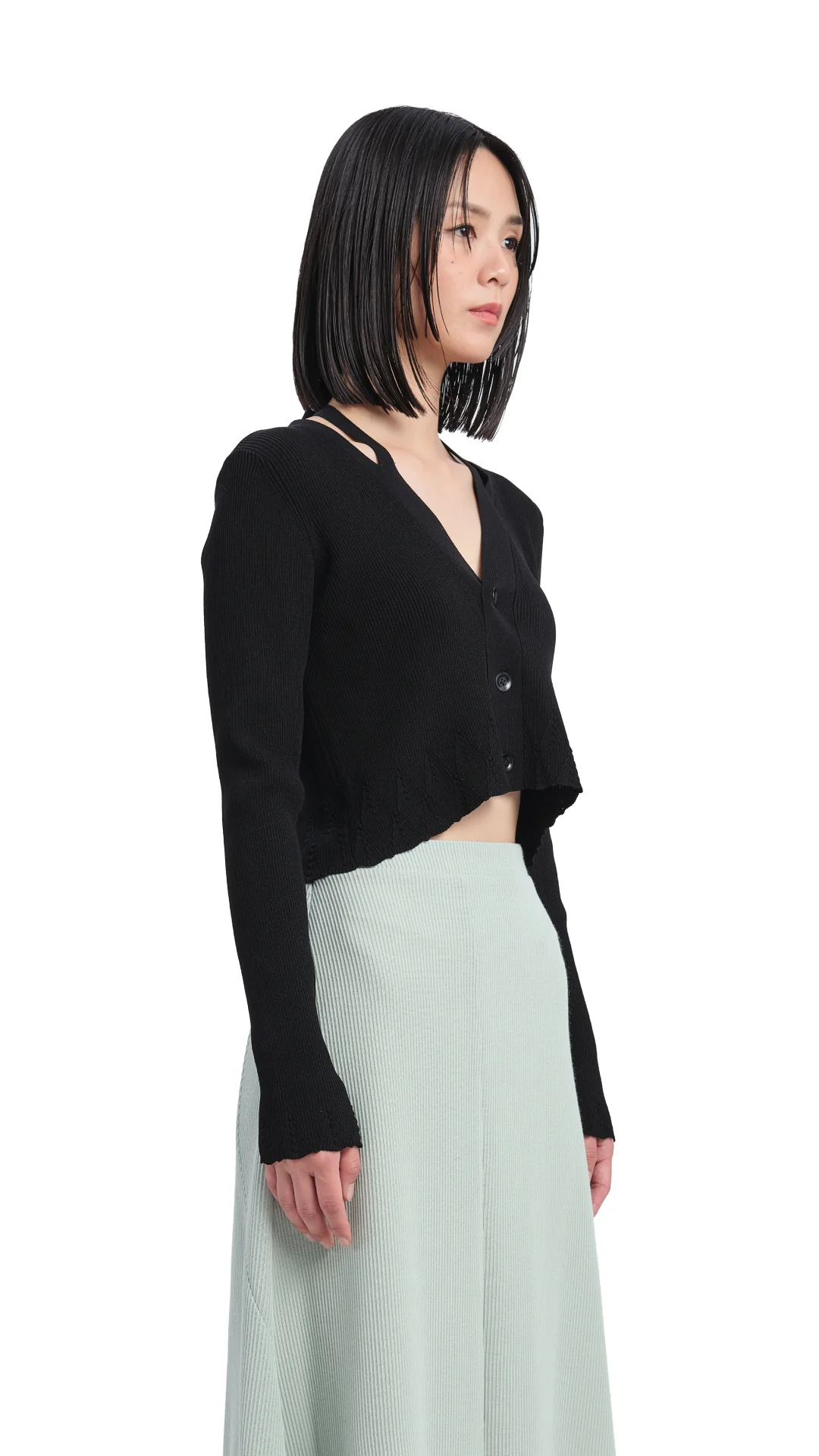 Cutout Cardigan - Umamrii
